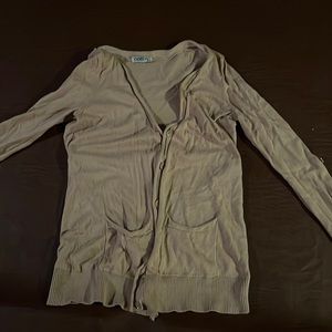 XS buttoning tan shirt by Odeon. Very light.